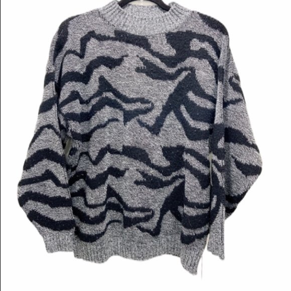 Women's Vintage Threadneedle Street Zebra Sweater - Picture 1 of 6